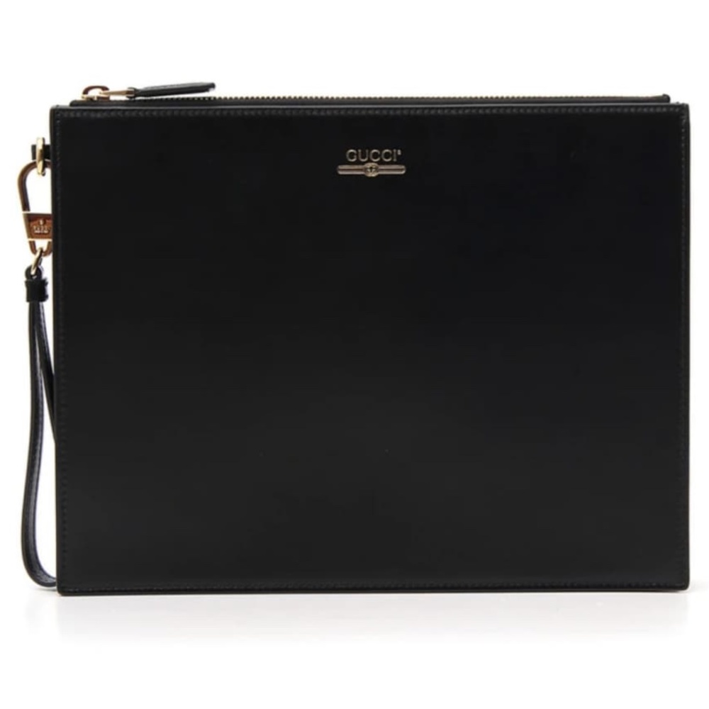 New Authentic Gucci Logo Pouch Bag